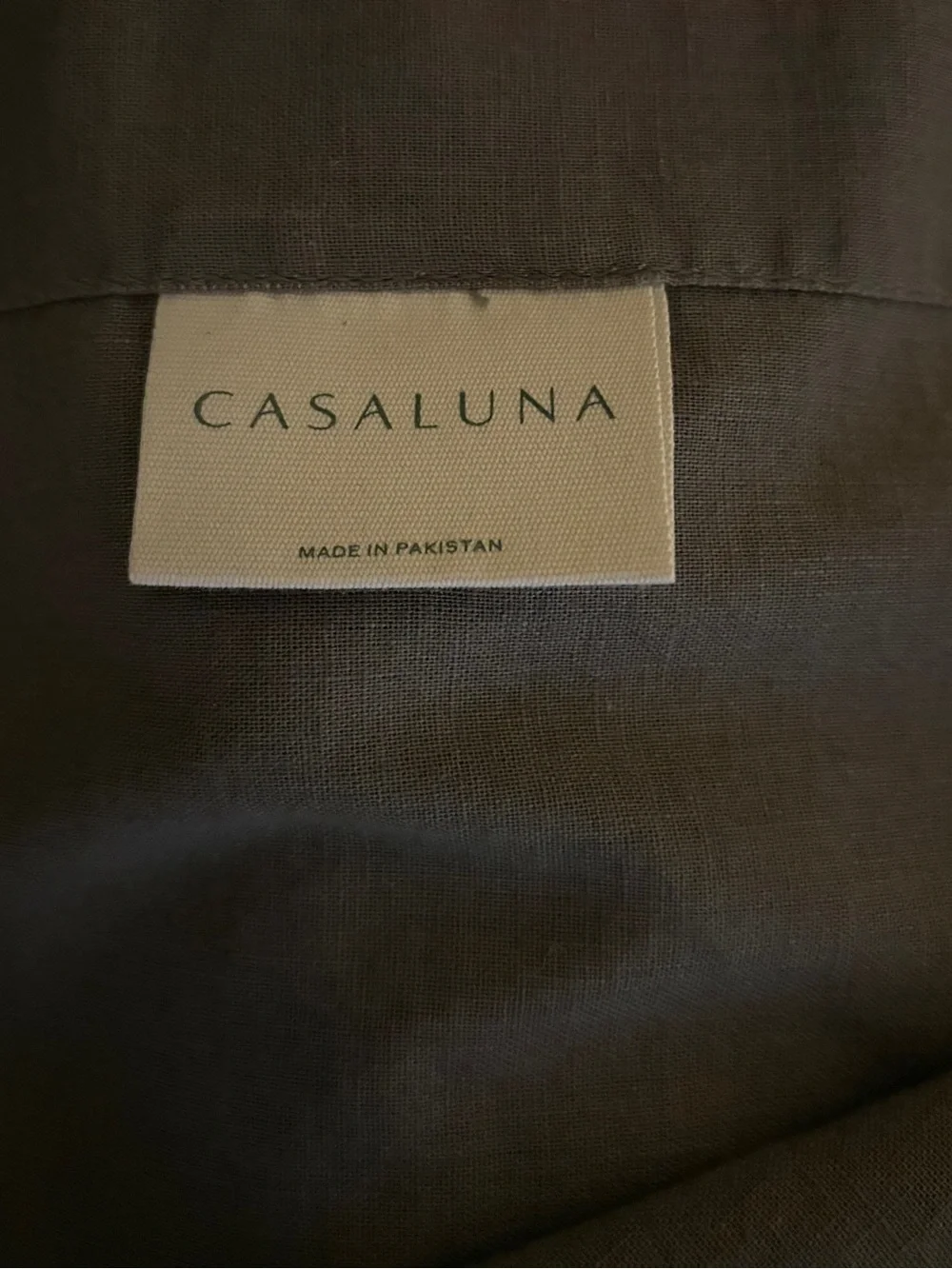 Casaluna Linen Blend Shower Curtain